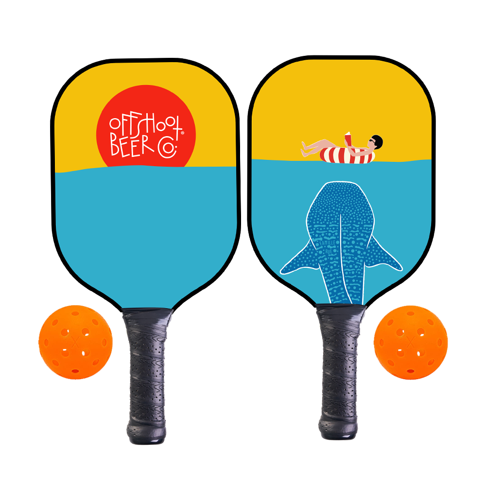 Offshoot Pickleball Paddles Set of 2 with Pickleballs