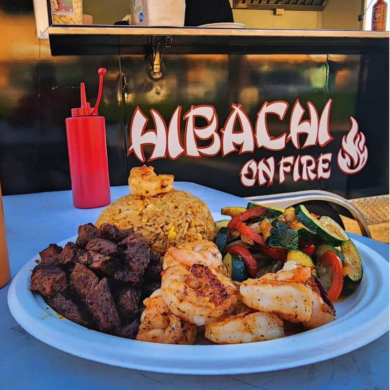 Sunday (4/27)<br>Hibachi on Fire<br>Noon